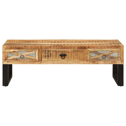 vidaXL Coffee Table 110x50x38 cm Solid Mango Wood