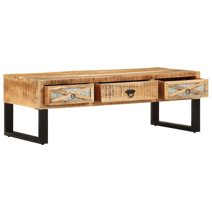 282760 vidaXL Coffee Table 110x50x38 cm Solid Mango Wood