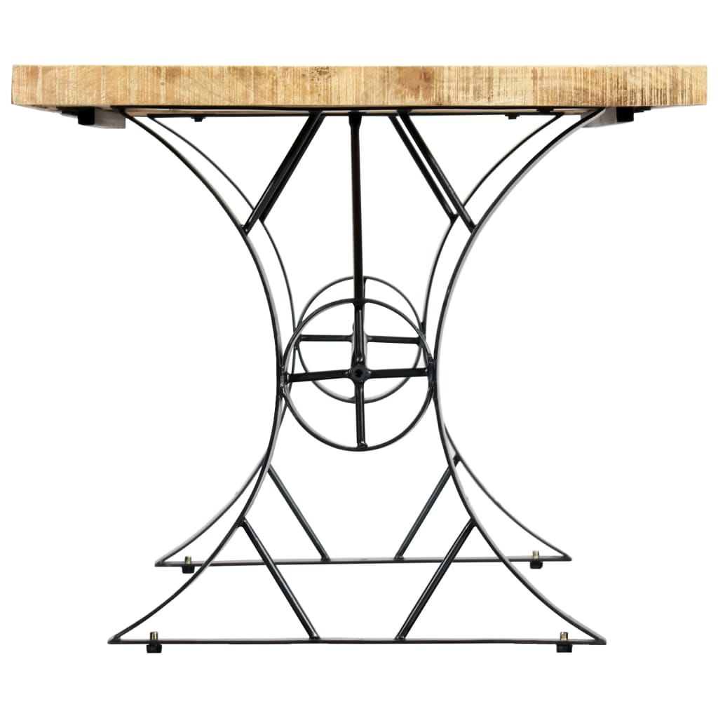 vidaXL Dining Table 180x90x76 cm Solid Mango Wood