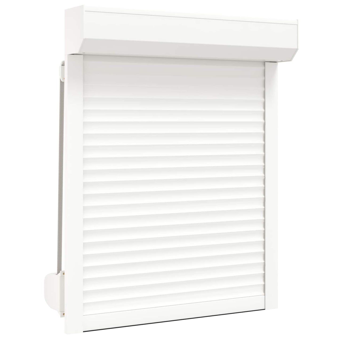 vidaXL Roller Shutter White 80 x 100 cm Aluminium and Polyurethane
