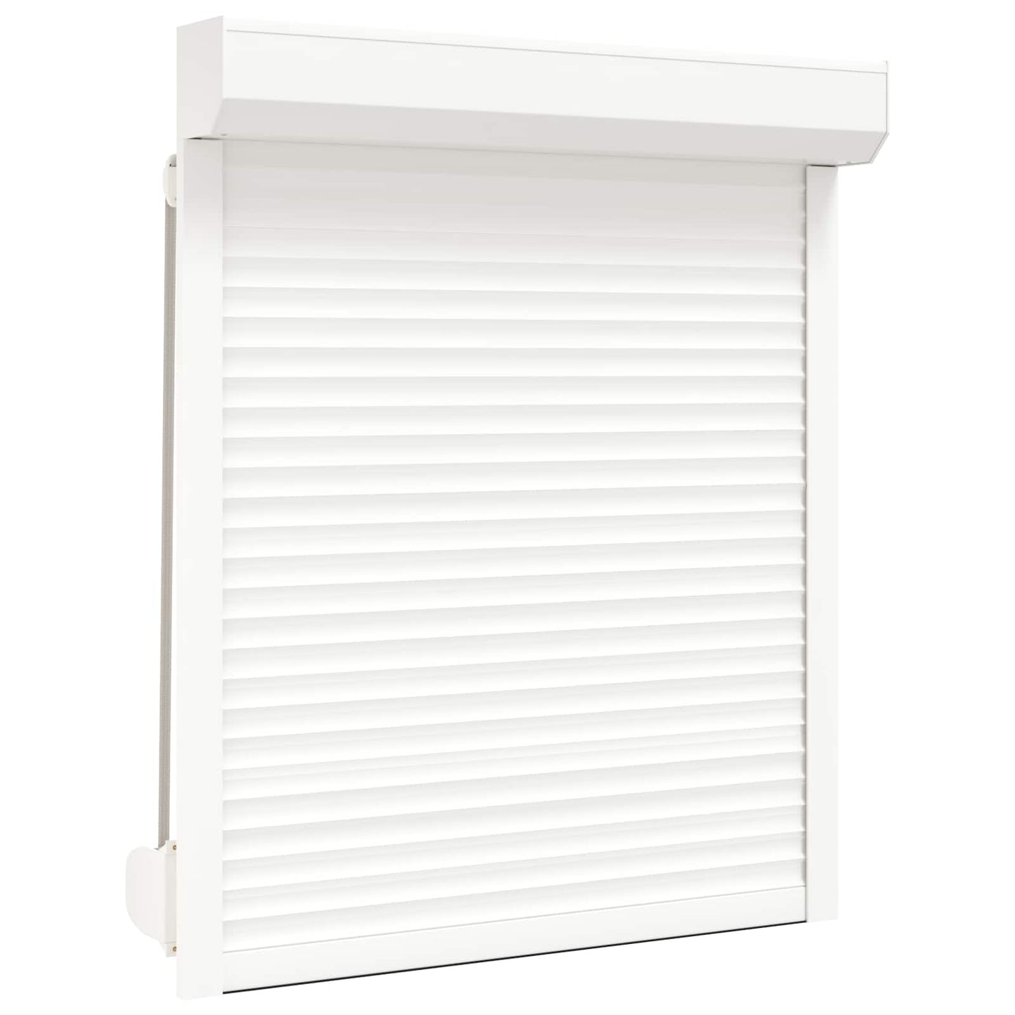 vidaXL Roller Shutter White 100 x 130 cm Aluminium and Polyurethane