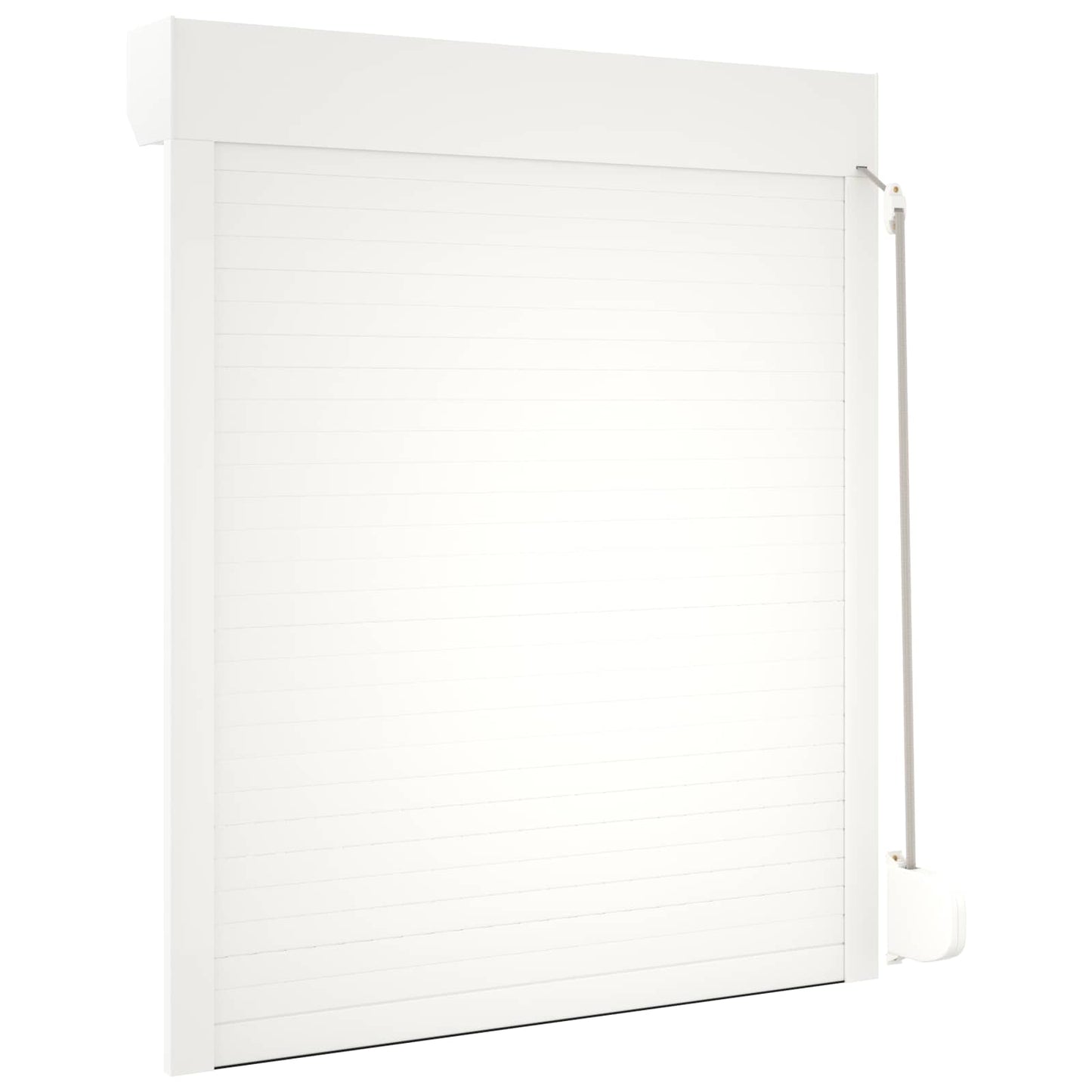 vidaXL Roller Shutter White 100 x 130 cm Aluminium and Polyurethane