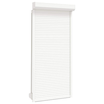vidaXL Roller Shutter White 100 x 210 cm Aluminium and Polyurethane