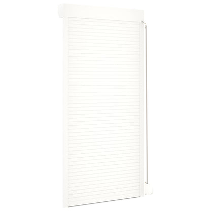 vidaXL Roller Shutter White 100 x 210 cm Aluminium and Polyurethane