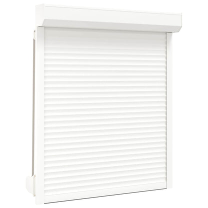 vidaXL Roller Shutter White 110 x 130 cm Aluminium and Polyurethane