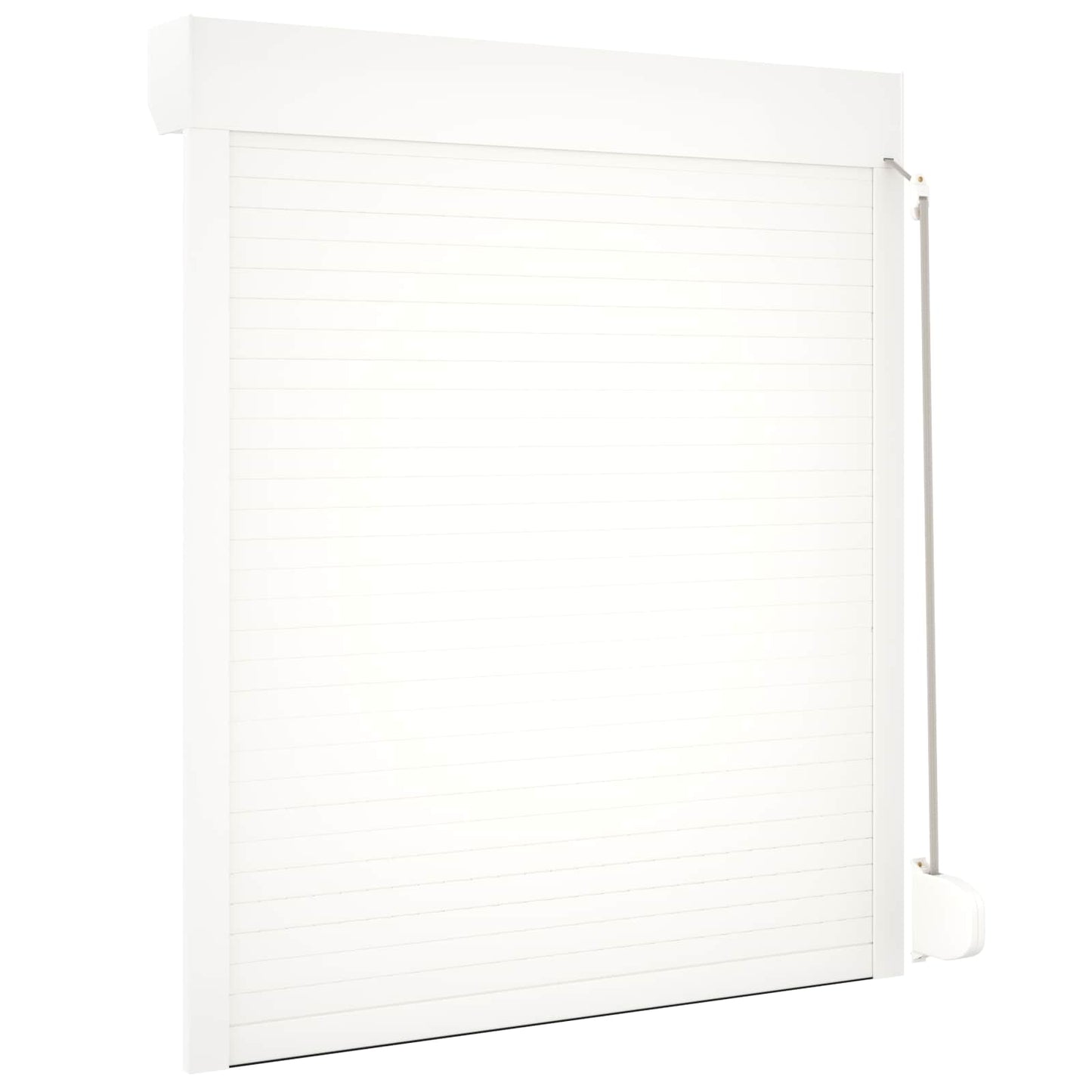 vidaXL Roller Shutter White 110 x 130 cm Aluminium and Polyurethane