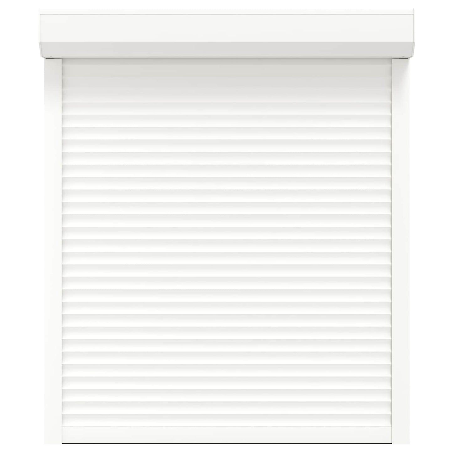 vidaXL Roller Shutter White 110 x 130 cm Aluminium and Polyurethane
