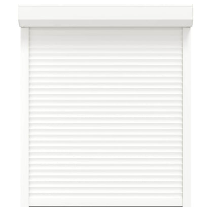 vidaXL Roller Shutter White 110 x 130 cm Aluminium and Polyurethane