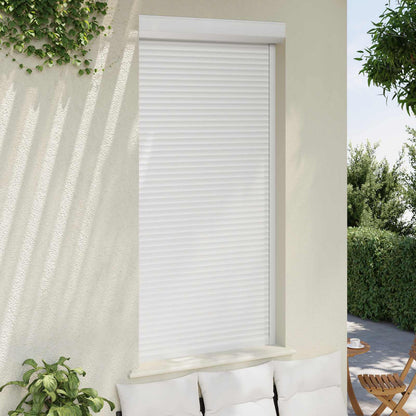 vidaXL Roller Shutter White 110 x 220 cm Aluminium and Polyurethane