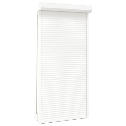 vidaXL Roller Shutter White 110 x 220 cm Aluminium and Polyurethane