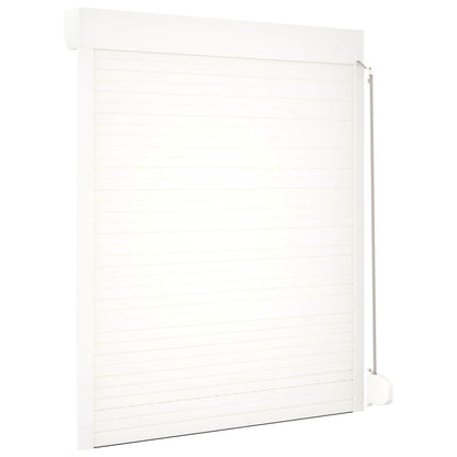 vidaXL Roller Shutter White 120 x 150 cm Aluminium and Polyurethane