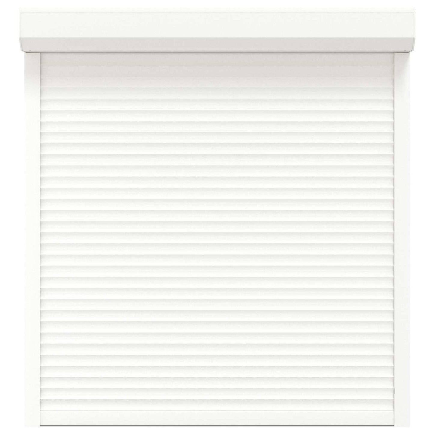 vidaXL Roller Shutter White 130 x 140 cm Aluminium and Polyurethane