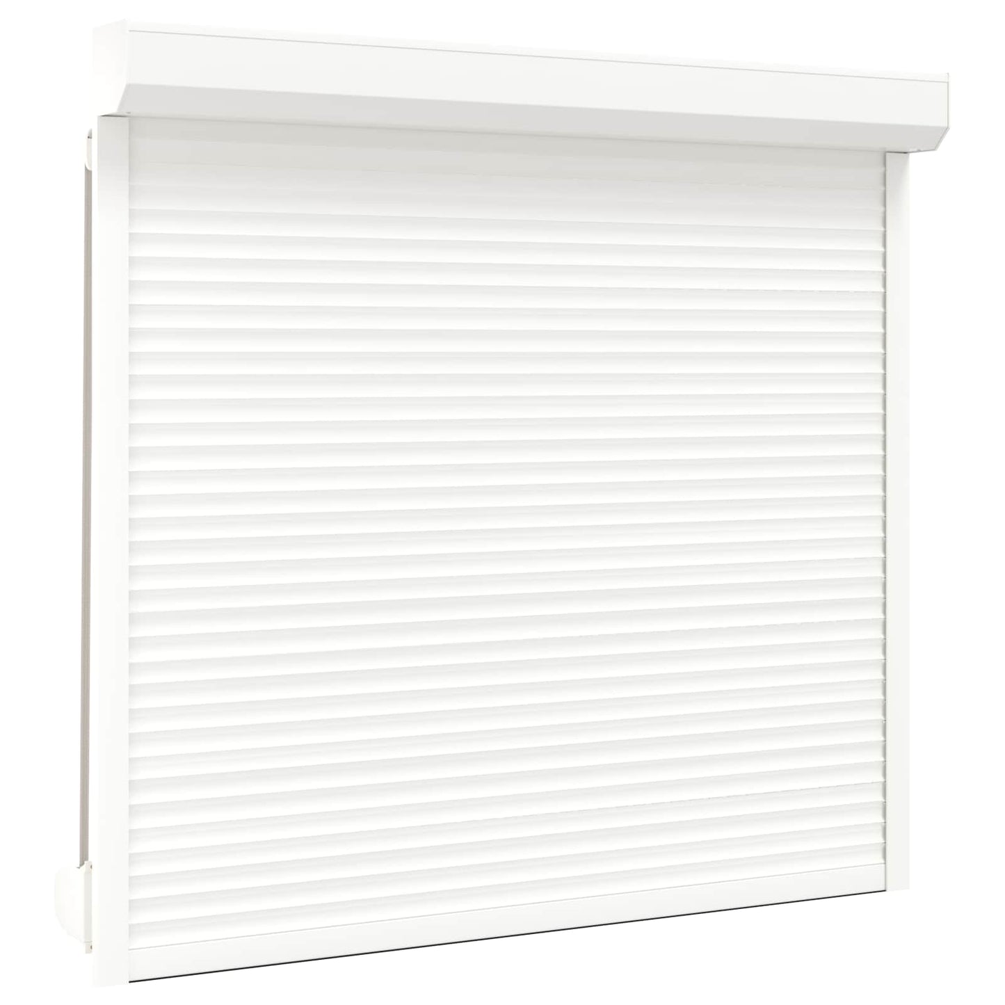 vidaXL Roller Shutter White 160 x 150 cm Aluminium and Polyurethane