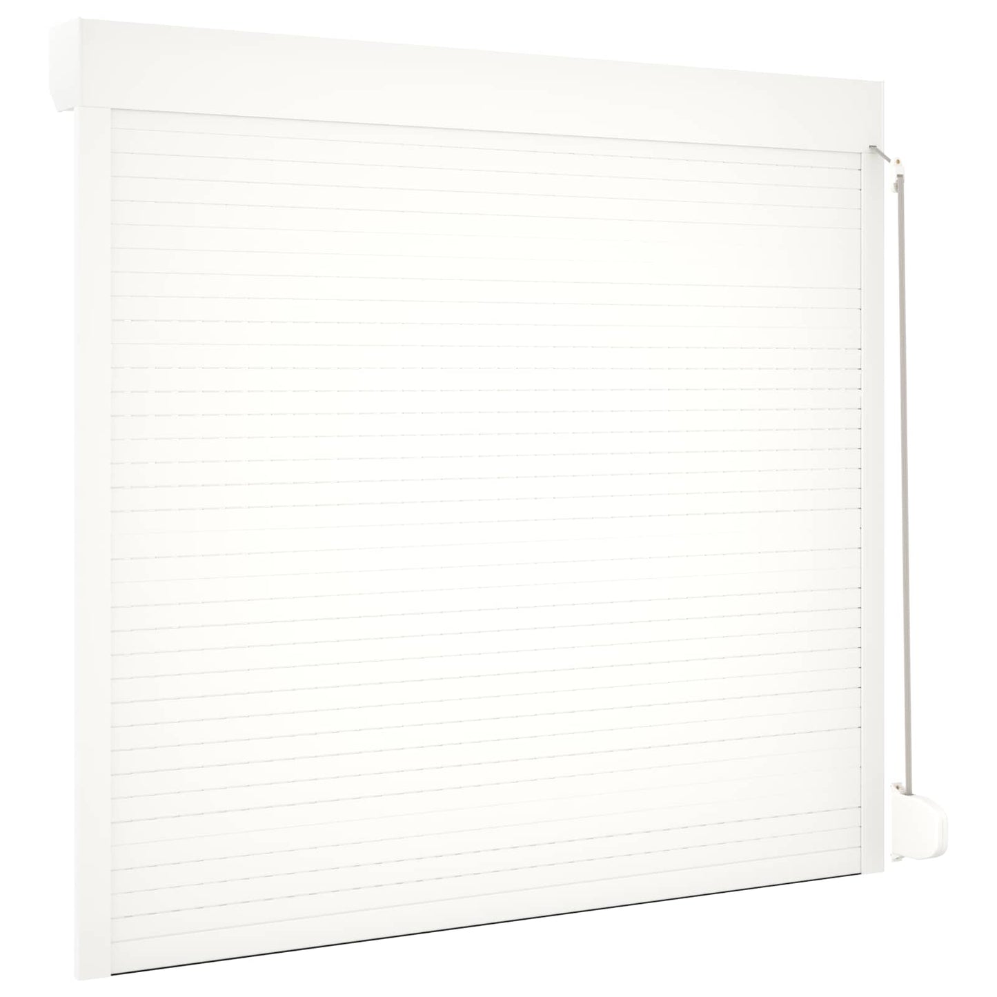 vidaXL Roller Shutter White 160 x 150 cm Aluminium and Polyurethane