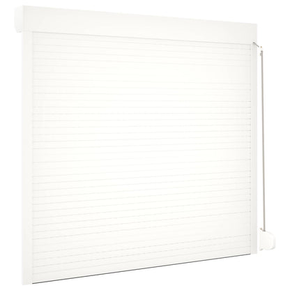 vidaXL Roller Shutter White 160 x 150 cm Aluminium and Polyurethane