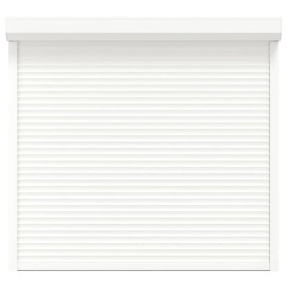 vidaXL Roller Shutter White 160 x 150 cm Aluminium and Polyurethane