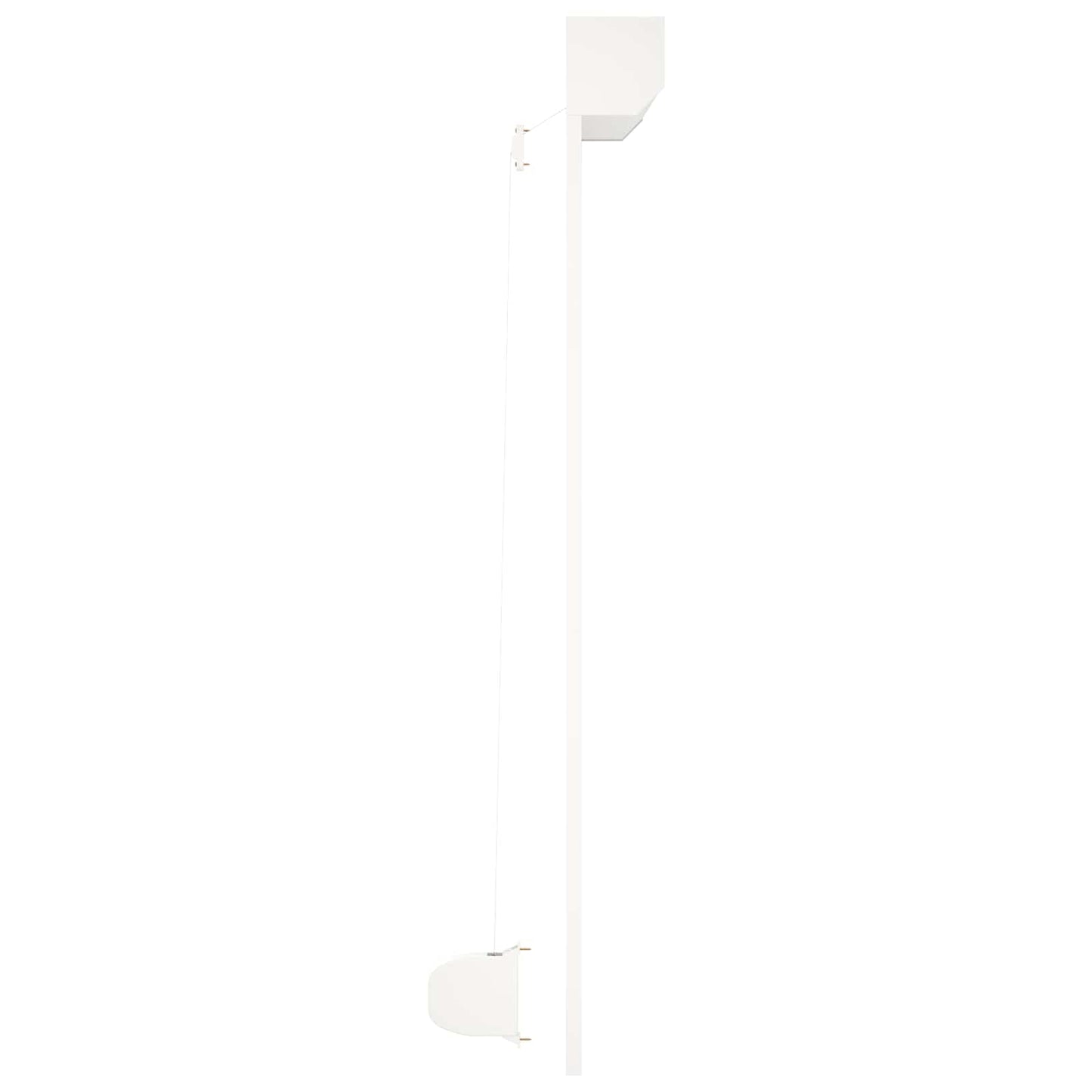 vidaXL Roller Shutter White 160 x 150 cm Aluminium and Polyurethane