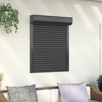 vidaXL Roller Shutter Aluminium 80x100 cm Anthracite