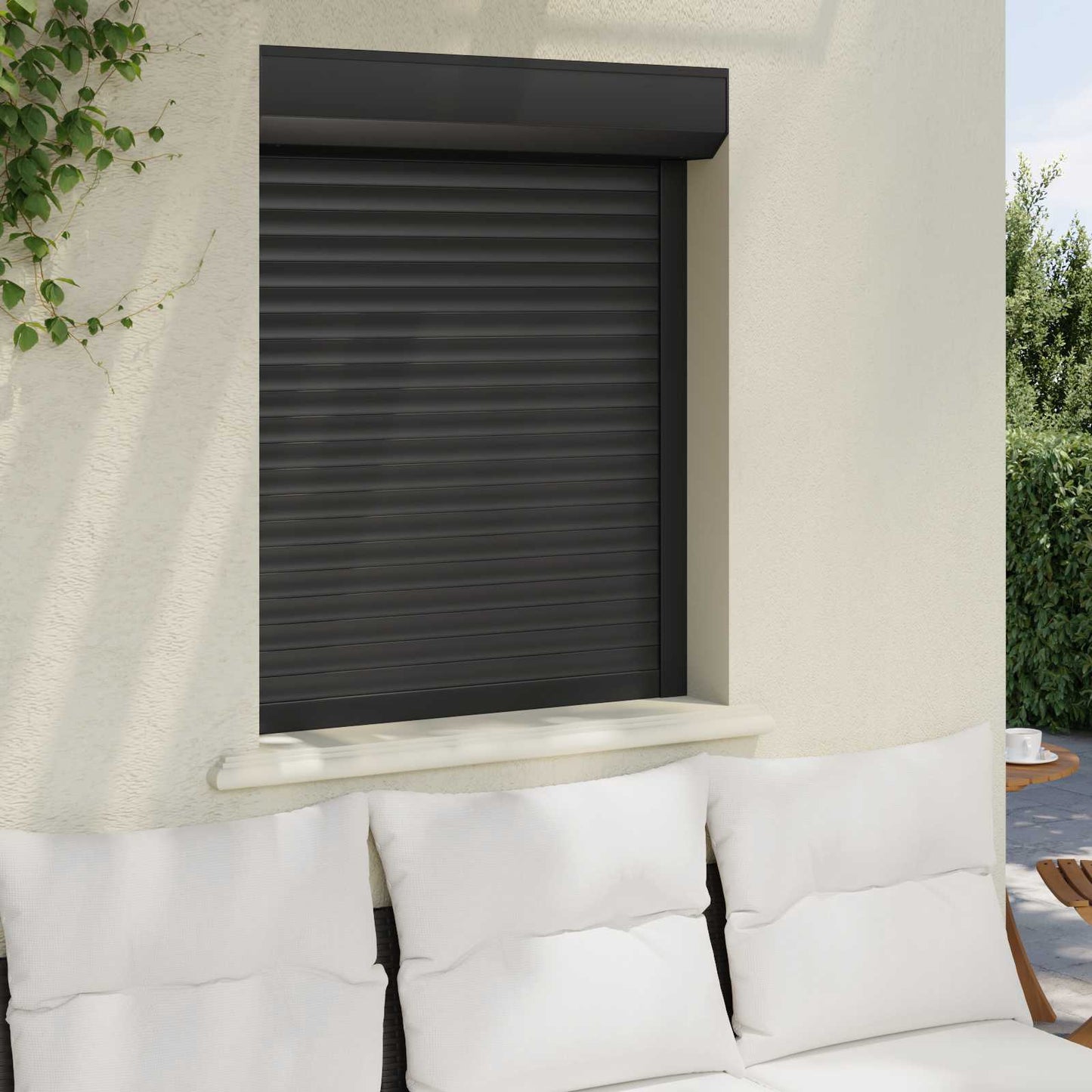 vidaXL Roller Shutter Manual Anthracite 80 x 100 cm