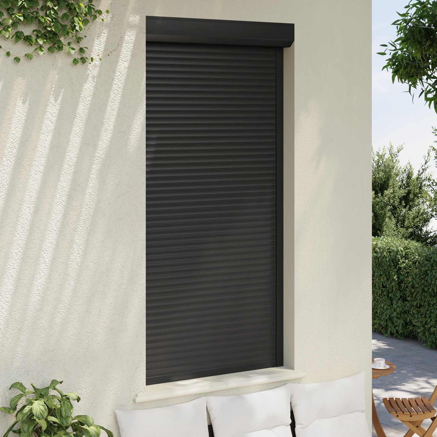 vidaXL Roller Shutter Manual Anthracite 100 x 210 cm