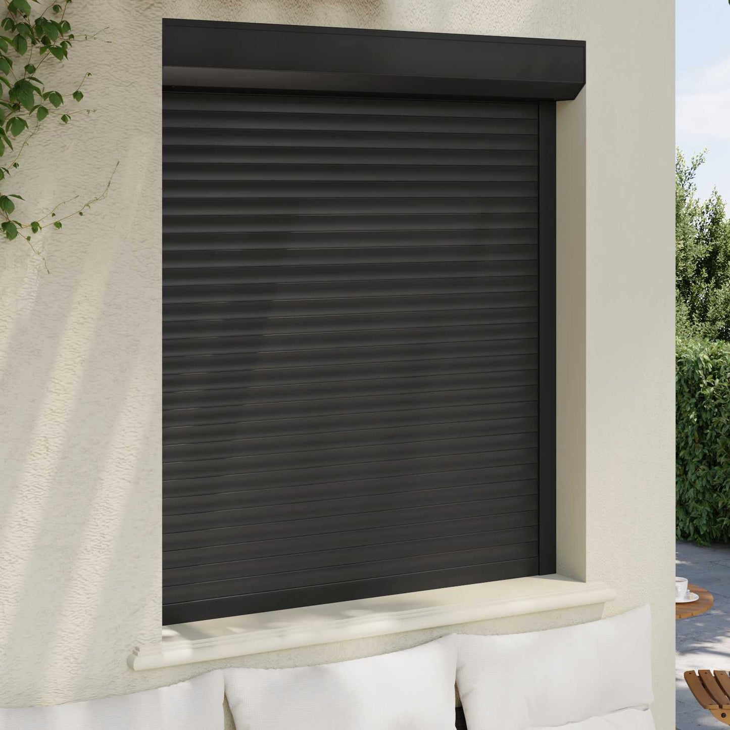 vidaXL Roller Shutter Manual Anthracite 110 x 130 cm