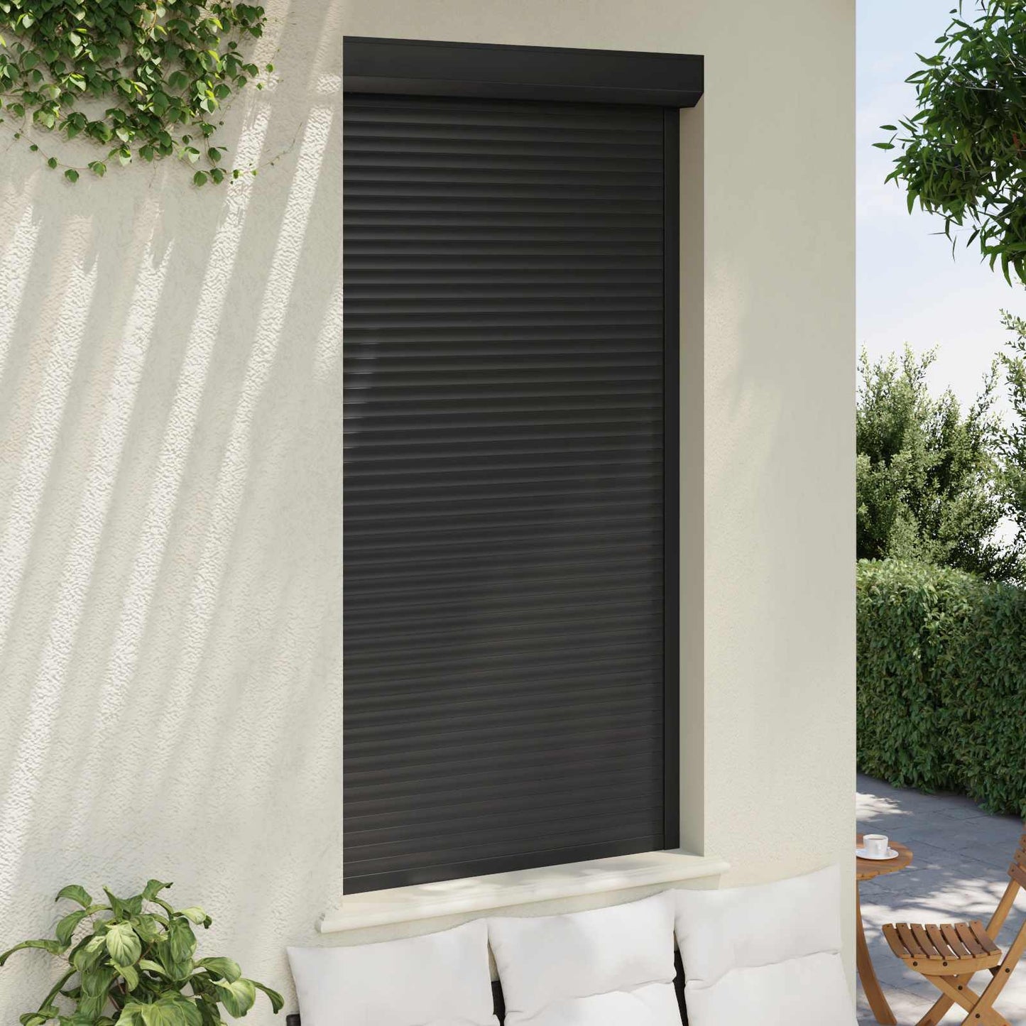 vidaXL Roller Shutter Manual Anthracite 110 x 220 cm
