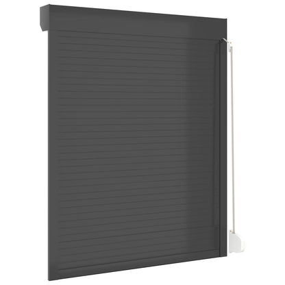 vidaXL Roller Shutter Manual Anthracite 120 x 150 cm