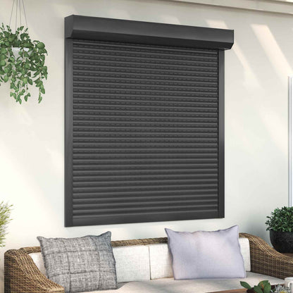 vidaXL Roller Shutter Manual Anthracite 130 x 140 cm