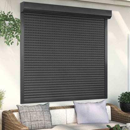 vidaXL Roller Shutter Manual Anthracite 160 x 150 cm