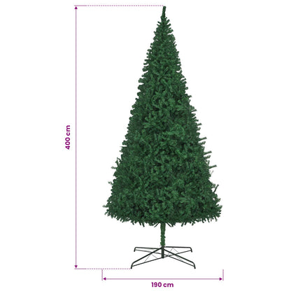 vidaXL Artificial Christmas Tree 400 cm Green