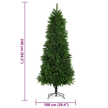 vidaXL Artificial Christmas Tree | Green | Polyethylene | 240 cm
