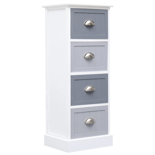 284078 vidaXL Side Cabinet 35x30x90 cm Paulownia Wood