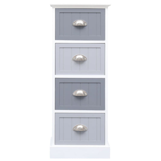 284078 vidaXL Side Cabinet 35x30x90 cm Paulownia Wood
