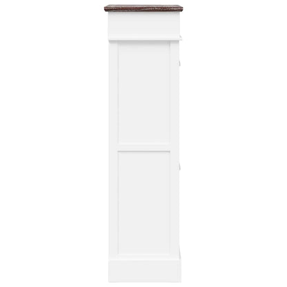 284088 vidaXL Shoe Cabinet Brown 50x28x98 cm Paulownia Wood