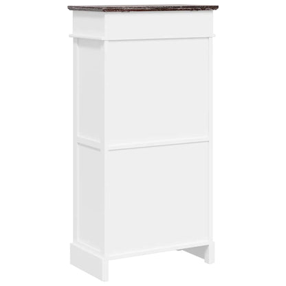 284088 vidaXL Shoe Cabinet Brown 50x28x98 cm Paulownia Wood