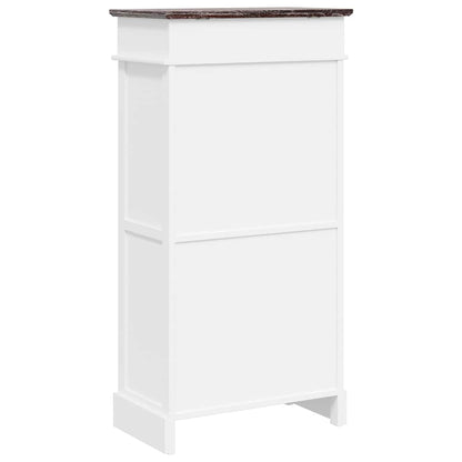 vidaXL Shoe Cabinet Brown 50x28x98 cm Paulownia Wood