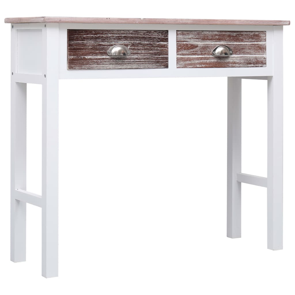 284144 vidaXL Console Table Brown 90x30x77 cm Wood