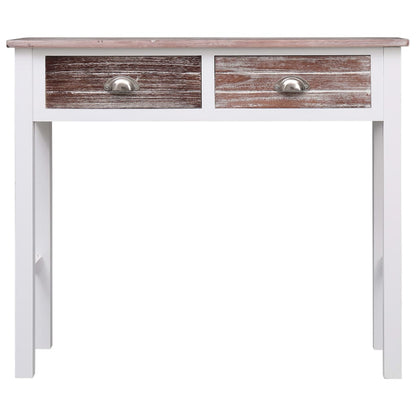 284144 vidaXL Console Table Brown 90x30x77 cm Wood