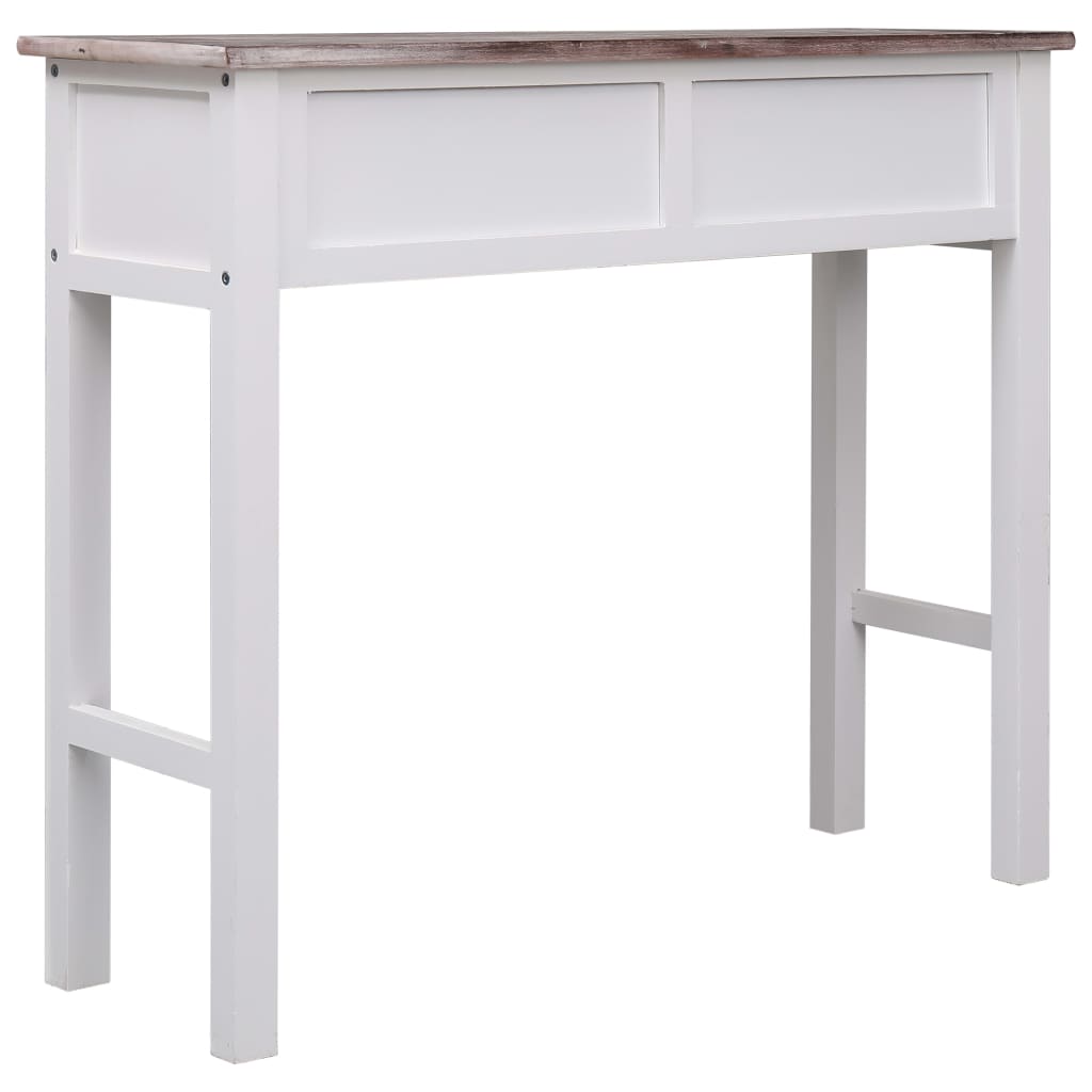 284144 vidaXL Console Table Brown 90x30x77 cm Wood