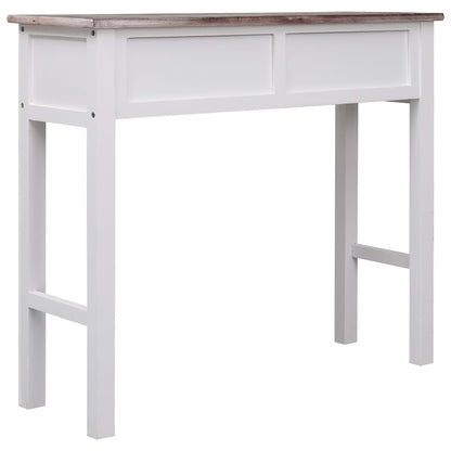 284144 vidaXL Console Table Brown 90x30x77 cm Wood