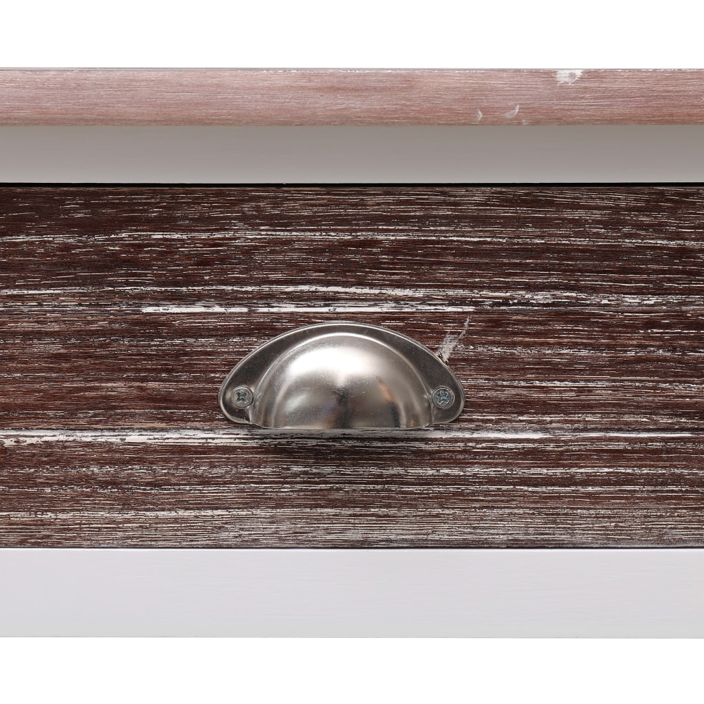vidaXL Console Table Brown 90x30x77 cm Wood