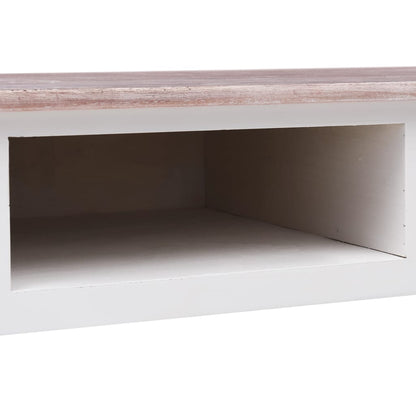 vidaXL Writing Desk Brown 110x45x76 cm Wood