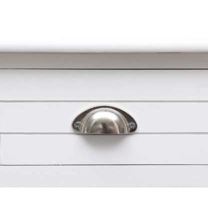 vidaXL Writing Desk White 110x45x76 cm Wood