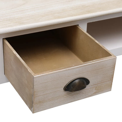 vidaXL Console Table 110x45x76 cm Wood