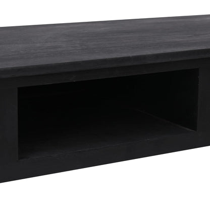 vidaXL Console Table Black 110x45x76 cm Wood