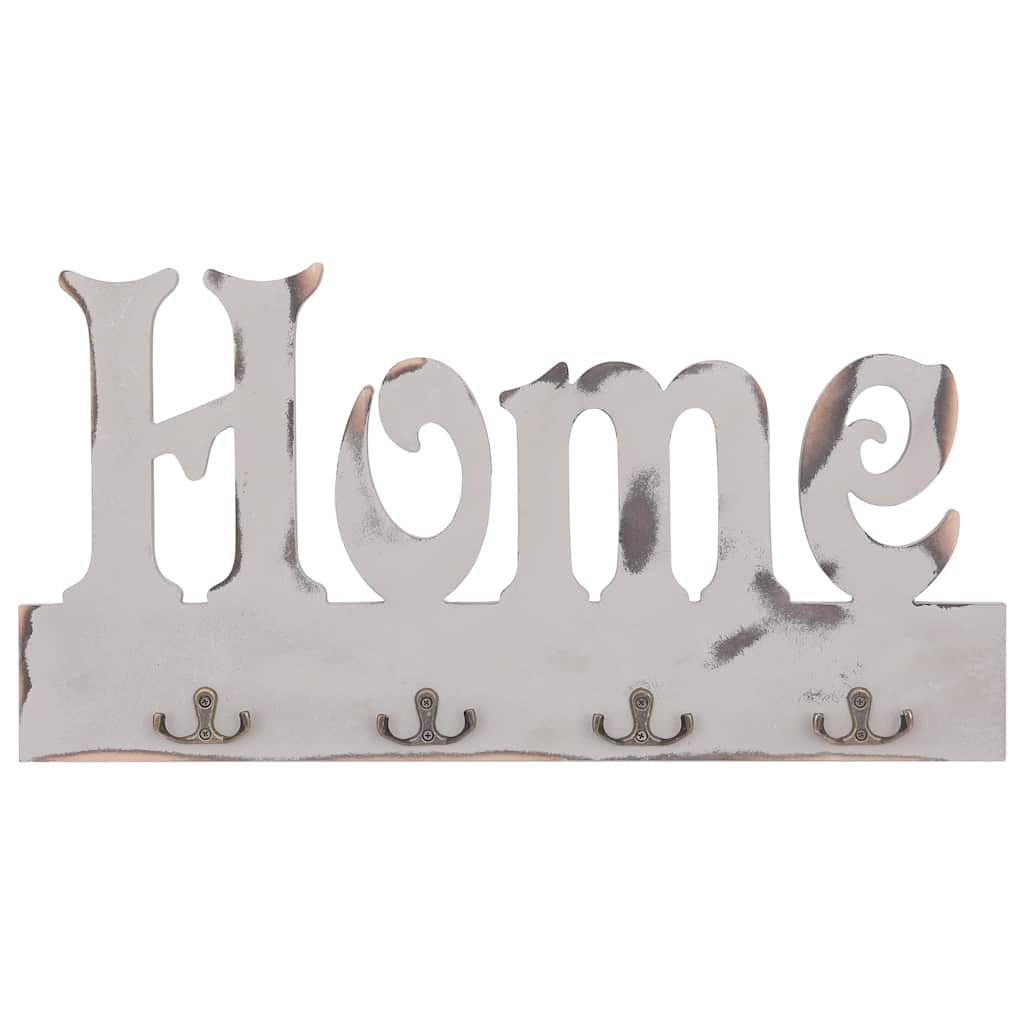 284243 vidaXL Wall Mounted Coat Rack HOME 50x23 cm