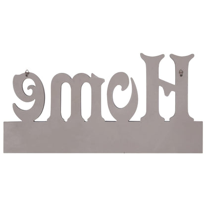 vidaXL Wall Mounted Coat Rack HOME 50x23 cm