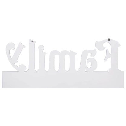 284245 vidaXL Wall Mounted Coat Rack FAMILY 74x29,5 cm
