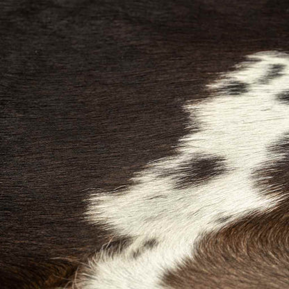 284341 vidaXL Real Cow Hide Rug Black 150x170 cm