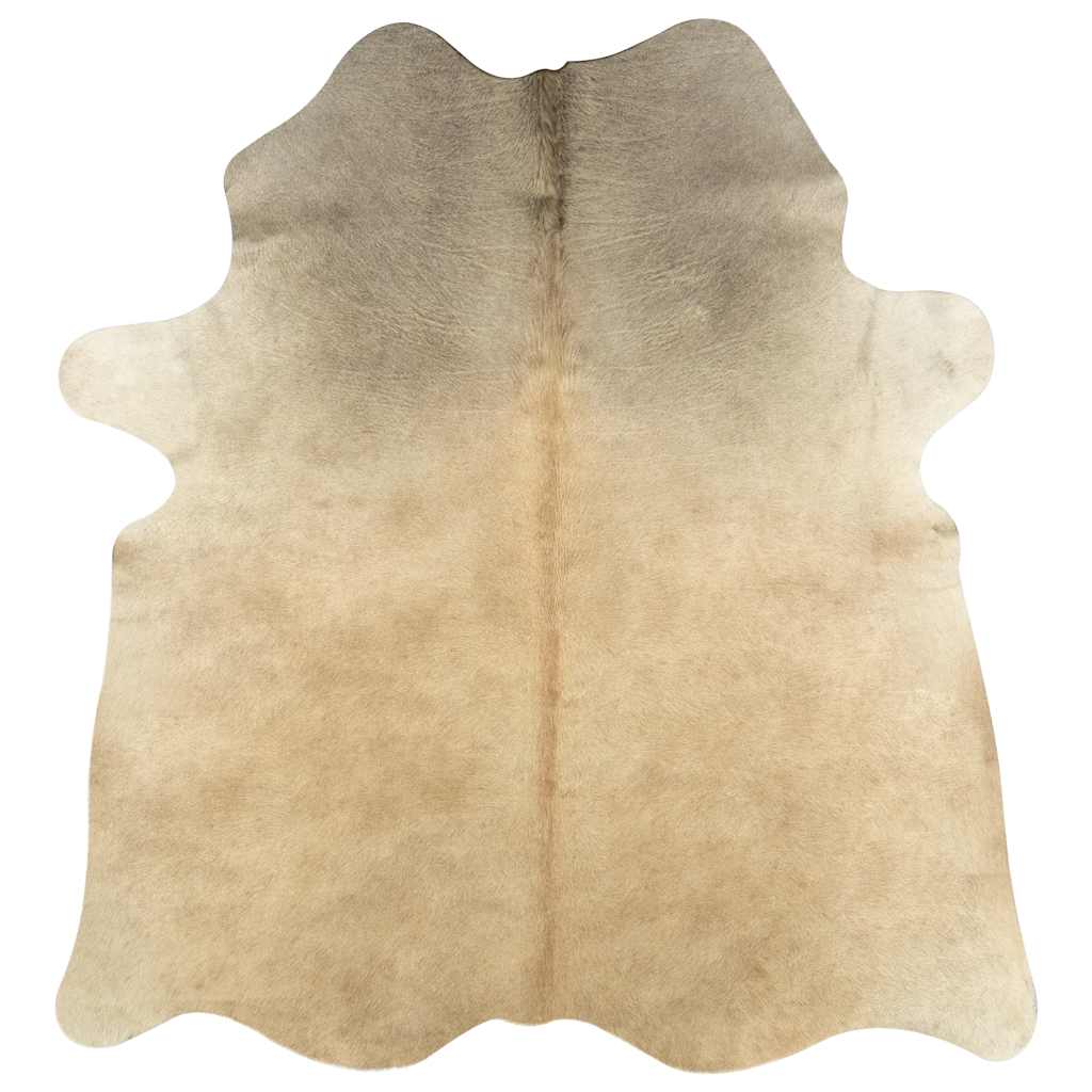 284345 vidaXL Real Cow Hide Rug 150x170 cm Beige